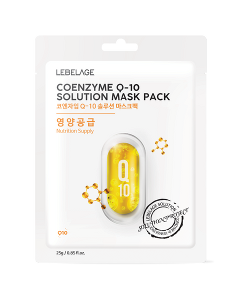 LEBELAGE COENZYME Q-10 SOLUTION MASK PACK