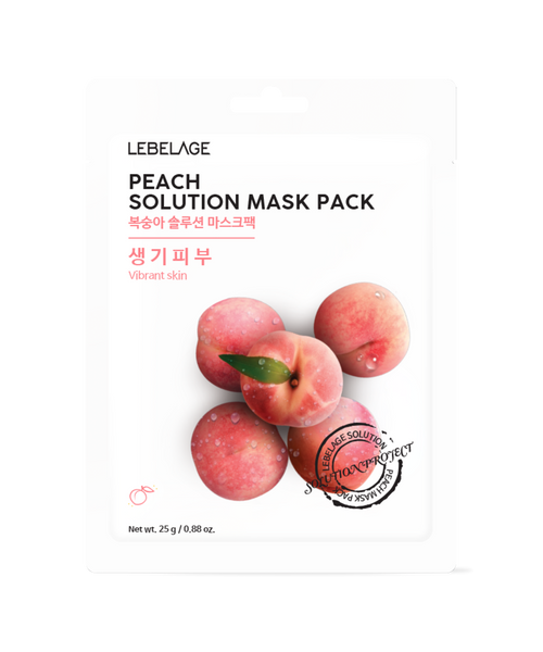 LEBELAGE PEACH SOLUTION MASK PACK