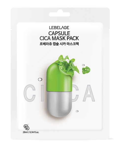 LEBELAGE CAPSULE CICA MASK PACK
