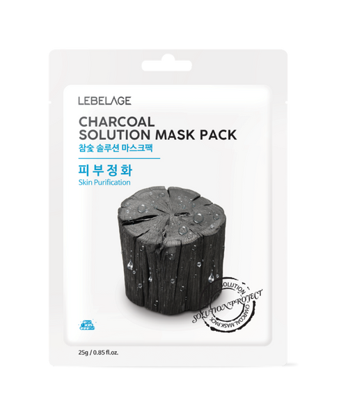 LEBELAGE CHARCOAL SOLUTION MASK PACK