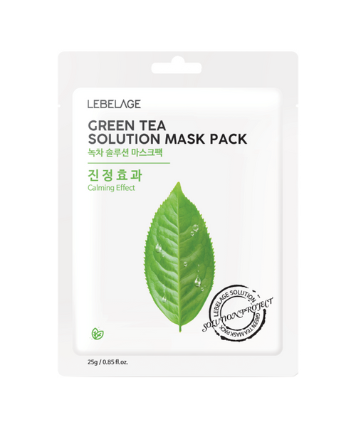 LEBELAGE GREEN TEA SOLUTION MASK PACK