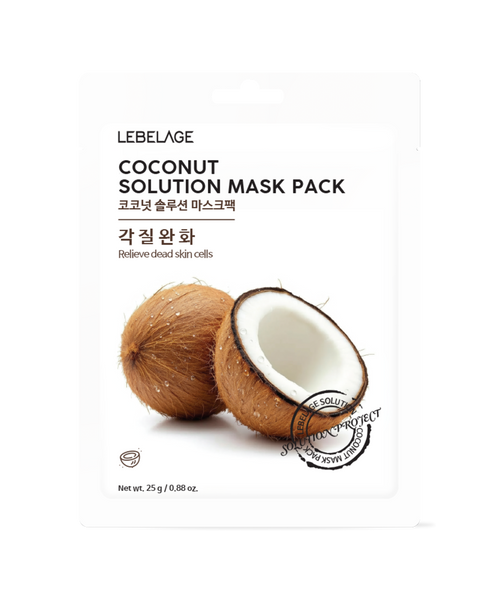LEBELAGE COCONUT SOLUTION MASK PACK