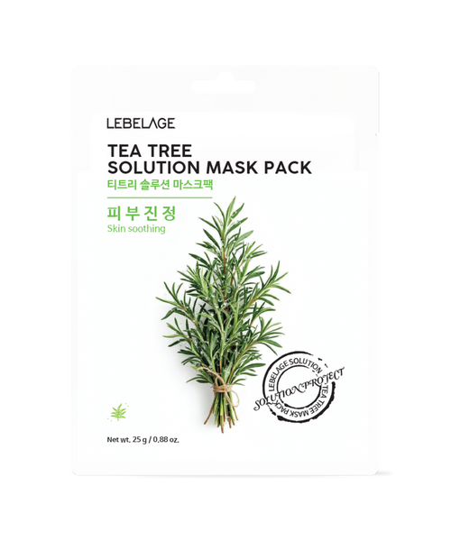 LEBELAGE TEA TREE SOLUTION MASK PACK