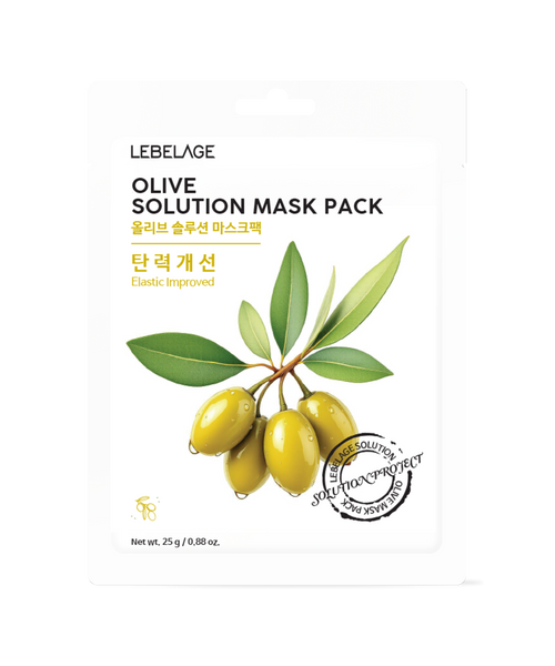 LEBELAGE OLIVE SOLUTION MASK PACK